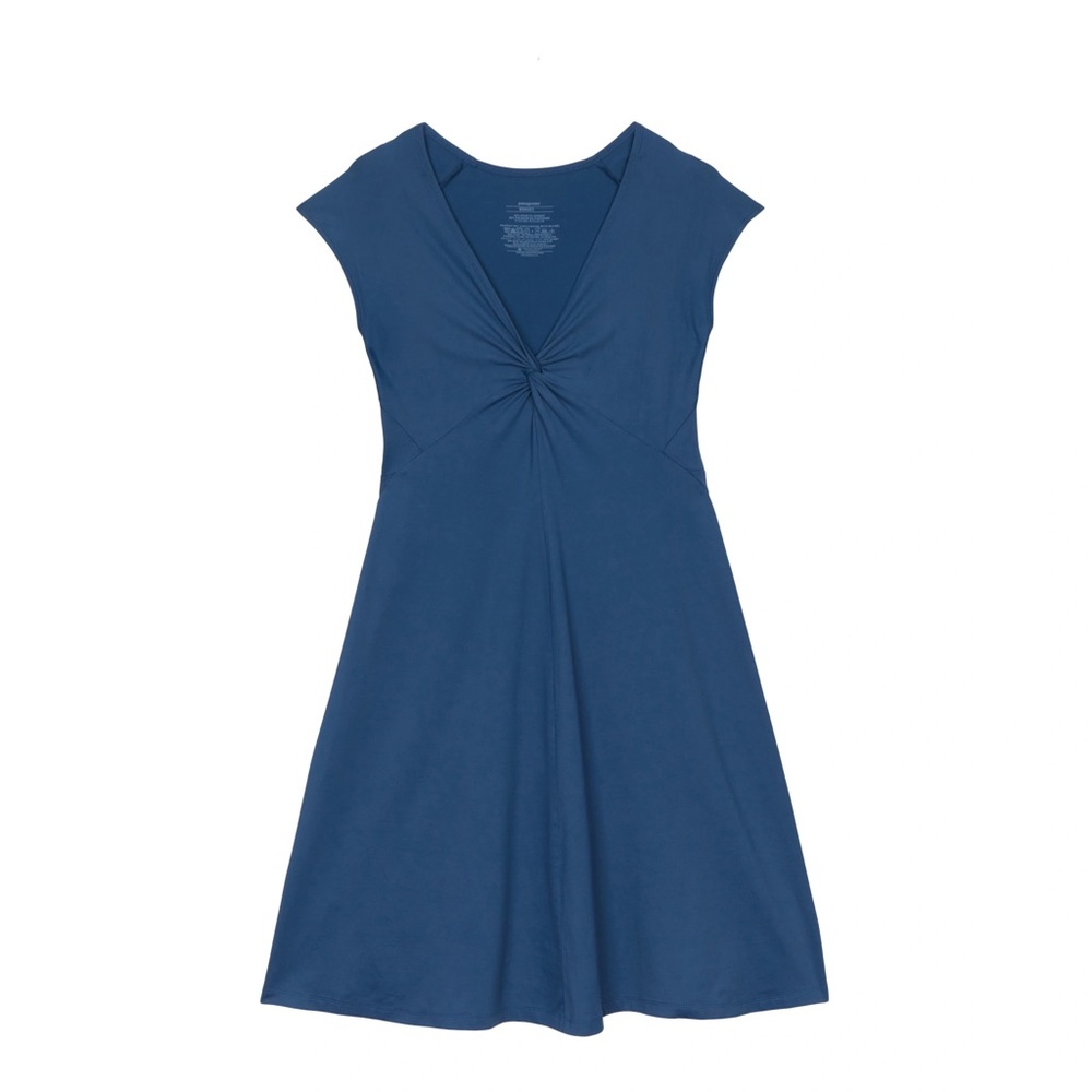Patagonia Women's Bandha Dress in teal size large
